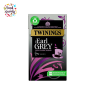 Twinings The Earl Grey 40 Plant Based Tea Bags 100g ทไวนิงส์ เดอะ เอิร์ล เกรย์ 40 ชาจากพืชชนิดซอง 100 กรัม