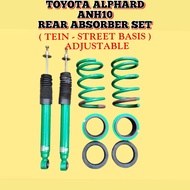 🇯🇵🇯🇵 Adjustable TEIN  Toyota Alphard Anh10  Adjustable TEIN- Street Basis Rear  / Shock Absorber Set