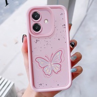 Case For OPPO A3 4G A3 Pro 5G A3X 4G A3X 5G A40 A60 5G Three-Color Butterfly Phone Silicone Shockpro
