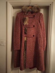 Max&Co. POP Couture 紅色毛呢大衣