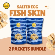 [Bundle of 2] Aunty Esther Original Salted Egg Fish Skin Crisps 鹹蛋魚皮酥/cny goodies/ made in sg