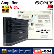 (ของแท้100%) แอมป์รถยนต์ Amplifier SONY รุ่น XM-GS4 Hi-Res Audio 150W x 4ch.ขนาดเล็กติดตั้งง่าย รุ่นท็อป2022 ราคาคุ้มค่า