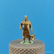 Brass Ichii's Division Killing Piggy Chopping Piggy Guy Butcher Doll Model Figure Miniature Sand Tab