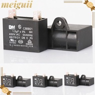 MEIGUII Starting Capacitor, 450V Cbb61 Air Conditioning Capacitor, High Quality 1-15UF Plastic Fan C