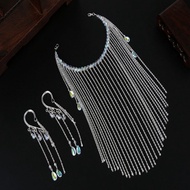 Face Curtain Headdress Crystal Chain Hanging Face Cover Pearl Diamond Veil Chain Veil