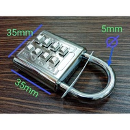 Combination Padlock 35MM 8 digit / 10 digit 40mm preset password padlock traveler padlock letterbox 