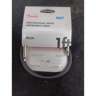 Fender Professional Series Instrument Cable, 1ft, Black