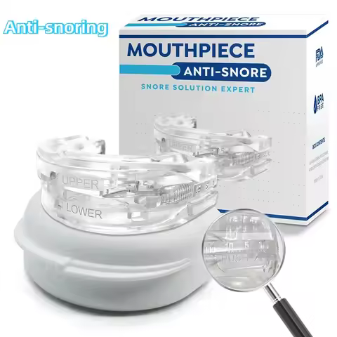 1/2/3/4/5Pcs,Anti-Snoring Teeth Bruxism Mouthguard Improves Sleep Teeth Bruxism Sleep and Apnea Snor