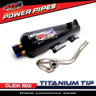 MT8 PIPE FOR CLICK 125/150i TITANIUM TIP V2  MT8-14
