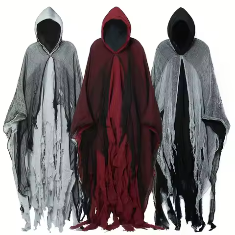 Halloween Cloak Skeleton Clothes Mask Ghost House Chamber Of Secrets Dressing Up Zombies Costume Pro