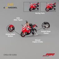 CM Model 1/64 scale motorcycle figure // BMW NINET, RR S1000