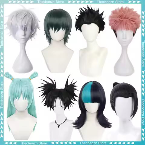 Fancy Dress Anime Jujutsu Of Kaisen Hajime Hoshi Kirara Zenin Maki Wigs Cosplay For Women Hair Costu