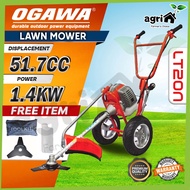 OGAWA 52cc Heavy Duty Air Wheeled Hand Push Lawn Mower Mover Brush Cutter Mesin Rumput Tolak