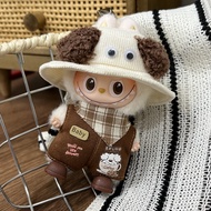 Mini labubu Fourth Generation Baby Clothes 4.0 mini 4th Generation Doll labubu Letter Clothes Suit T