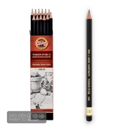 KOH Black Pencil code 1900 HB to 8B professional pencil drawing sketch
