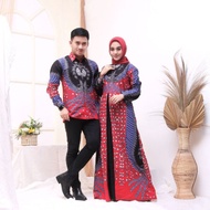Gamis Shirt For Women Couple Long Sleeve Batik Shirt For Men
