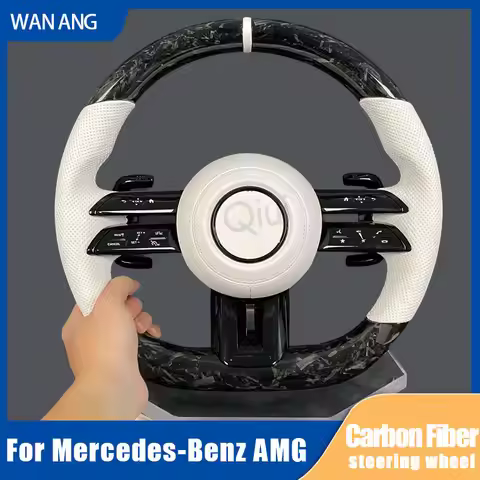 For Mercedes Benz AMG Steering Wheel 2005-2024 SL63 CLA45 G63 W211 W205 W213 GLE GLS W219 Forged Dra