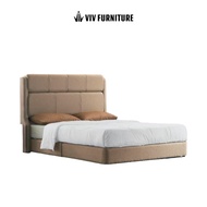 Fabric Bed Frame - Single, Super Single, Queen &amp; King - Many Colours - Storage Bed - Jilani