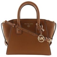Pre-owned Michael Kors Avril handbag, 2-way shoulder bag, 30H1G4VS5L, brown leather, crossbody, shou