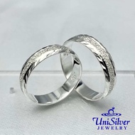 Unisilver 925 Sterling Silver Wedding Band Ring WWR01-1001 (SOLD PER PIECE )