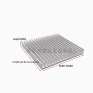 [Radiator] Radiator Aluminum Block Radiator Block Silver Length 65/70-300 Width 65 Height 8MM (1 Pie