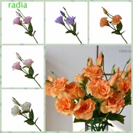 RADIANTZAP Artificial Lisianthus Flowers, Real Touch Lifelike Fake Eustoma Flower, Wedding Bouquet E