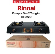 Rinnai Kompor Gas 2 Tungku RI-522C / RI 522 C / RI522C Ceflon