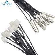 FATY~Thermistor 1 Meter 4*20MM 10K 1% 3950 1 Pc NTC Thermistor New Replacement