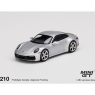MINI GT 354 - Porsche 911 Turbo S GT Silver Metallic