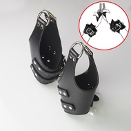 【CW】✹┋▤  Leather Bondage BDSM Suspension Wrist Cuffs RestraintsHanging Handcuffs GlovesSex Couples