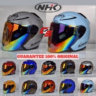 NHK SUPERFLY หมวกกันน็อค V2 R6ใหม่สีทึบ & กระบังหน้าของ Siang Malam แบบดั้งเดิมขนาด L XL & XXL