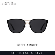 Daniel Wellington Eyewear Sunglasses - Ambler Steel Rose Gold (65) EF (Eastern Fit) - DW - Fashion accessories - Unisex Stainless Steel Sunglasses for women and men