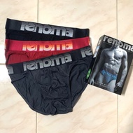Men's Underwear renoma Model Pure Size S 28-30 Brief Style 1 Box Has 3 Pieces