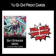 Yugioh - Sky Striker Deck - 1-Sided Print (60 Cards)
