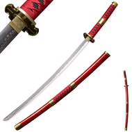Sword fort Carbon Steel Roronoa Zoro Katana Real Metal About 41 inches Anime Cosplay Sword,Yama Enma