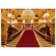 Vinyl 210X150cm Luxury Palace Photography Backdrops Chandelier Arches Hotel Backdrops