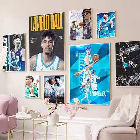 1PC L-Lamelo Ball Classic Vintage Posters HD Quality Wall Art Retro Posters For Home Room Wall Decor