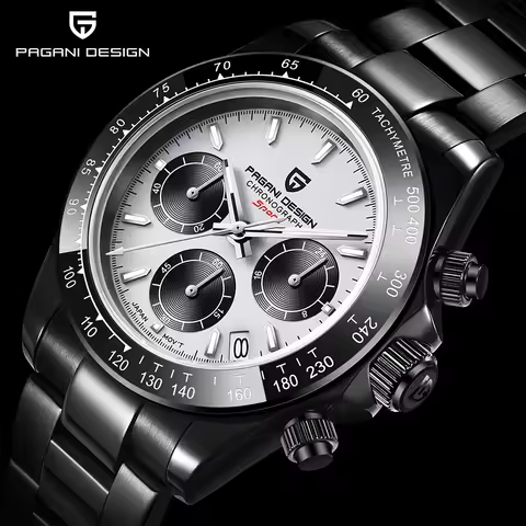 Pagani Design Luxury Men's Multifunctional Chronograph Sapphire Stainless Steel VK63 Movement Men's 