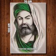 HIASAN DINDING Ali bin Abi Talib Big Jumbo Poster wall decoration 04
