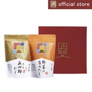 HYOSHIRO GIFT BOX (HYOSHIRO DASHI 9g*18 bags, YASAI NO UMAMI DASHI 9g*20 bags) (Flying Fish Soup Sto