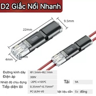 (10 Pieces) Jack 2P wire quick connector wire 18-22 awg jack Diy