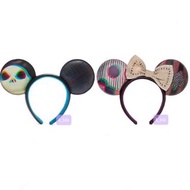 迪士尼 jack sally 頭箍 髮箍 髮飾 怪誕城之夜 萬聖節 disney halloween headband nightmare before Christmas