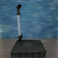 Tatakan Undergravel/ Alas Chamber Media Filter Aquarium 1 Set Pipa Terbatas