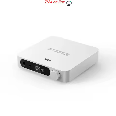 FiiO K11 R2R DAC and Headphone Amplifier for Home Audio or PC, 6.35mm and Balanced 4.4mm, RCA, Coaxi