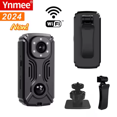 Ynmee-MD37 Wifi Mini Camera IR-CUT Night Vision DVR Miniature Camcorder Pocket Police Body Cam PIR B