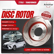 TRW XPS BRAKE DISC DF4806XSS TOYOTA VIOS / YARIS, E 1.5 (NCP93)