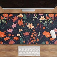 Floral Desk Mat, Cottagecore Desk Mat, Large Desk Mat, Extended Mouse Pad Nature-Inspired Workspace Decor, Botanical Vintage Floral Desk Pad