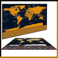 Wu Fang Poster Scratch Map World Map National Version - ZJP-M018