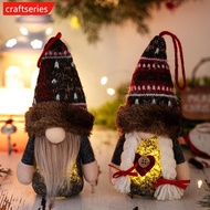 CRAFTSERIES Glowing Gnome Christmas Decorations Faceless Dolls Christmas Decoration Mantelpiece Gift