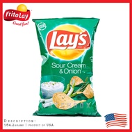 Fritolay­ Lays Sour Cream & Onion Potato Chips  184.2grams  Imported  Lays Cheetos Tostitos Doritos 